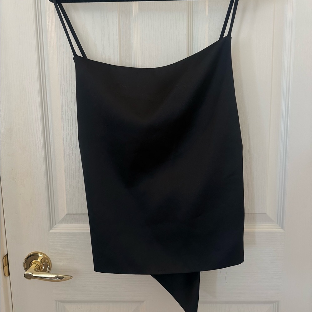 ZARA Black Bow Blouse